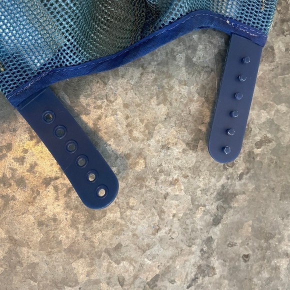 Vintage Sacramento Patch Snapback Trucker Hat USA Retro Blue Yellow Football - Picture 15 of 15